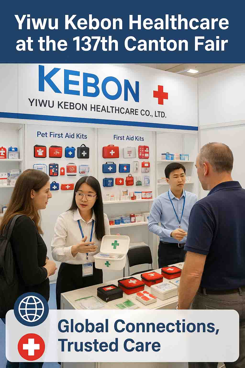 Yiwu Kebon Healthcare ส่องแสงที่ 137th Canton Fair, Eyes Global Expansion ในช่วงฤดูใบไม้ร่วง