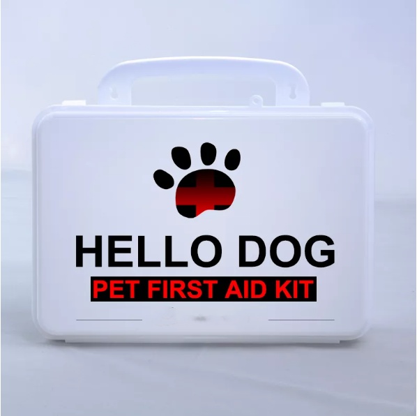 กล่องใส่อุปกรณ์ปฐมพยาบาลสุนัข สีขาว |PP Pet Emergency Kit Case | ว่างเปล่าหรือเต็ม | OEM/ODM ขายส่ง
